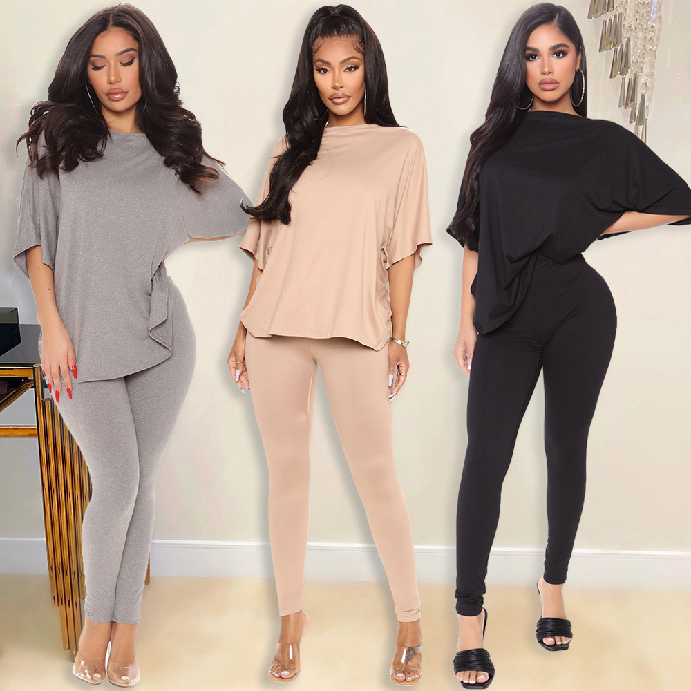 Title 6, Sexy Batwing Sleeve Ladies Two-piece Set. Exper...