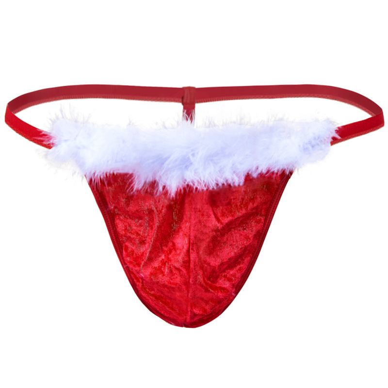 Title 5, Herren Weihnachtsscherz T-förmige Panties aus P...