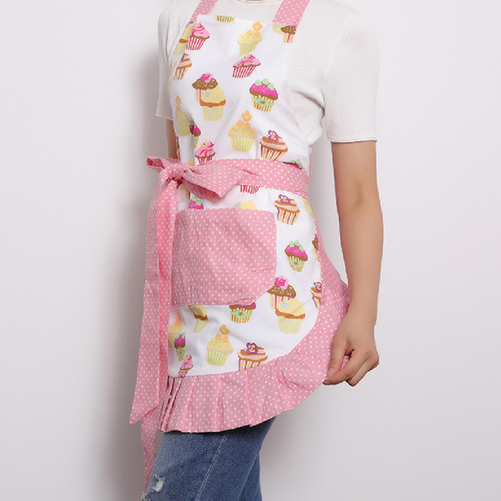 Title 2, Printed Apron Antifouling Supermarket Overalls ...