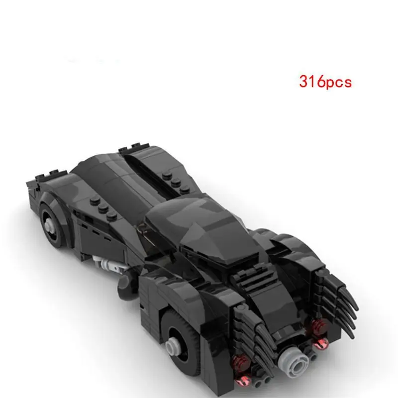 1989 Batmobile Building Block Model Car Toy