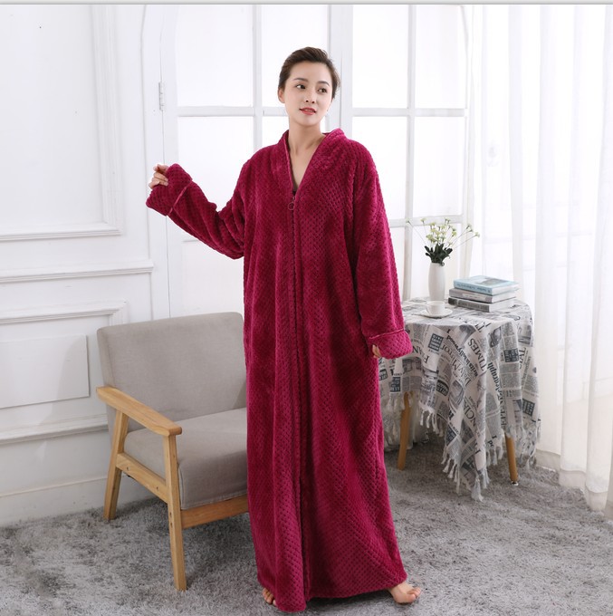 Title 1, Casual Ladies Thick Pajamas Flannel Home Wear