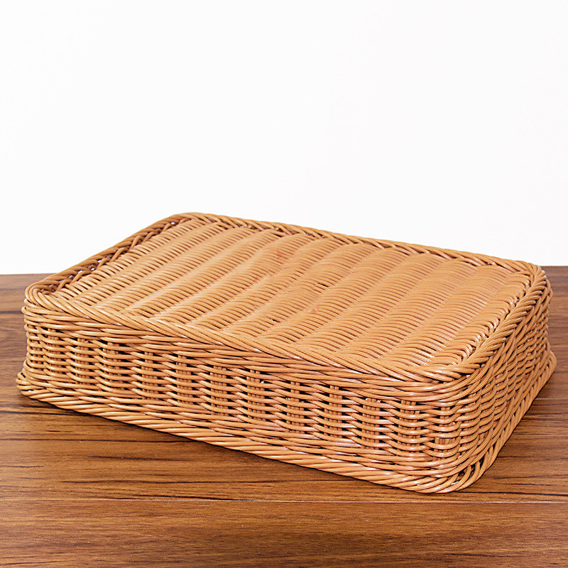 Title 3, Rattan Woven Tableware Storage Knife Fork Chops...