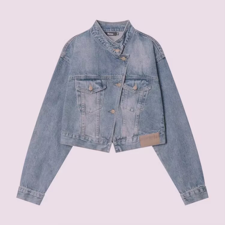 Title 2, Niche Slimming Small Top Denim Coat