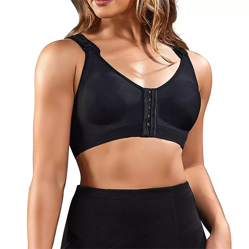 Title 2, Damen Wireless Push-up Sport-BH mit Frontversch...