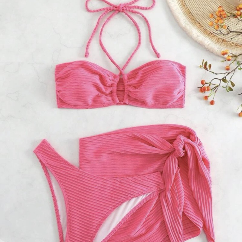 Title 6, Bikini New Sexy Swimsuit Three-piece Gauze Skir...