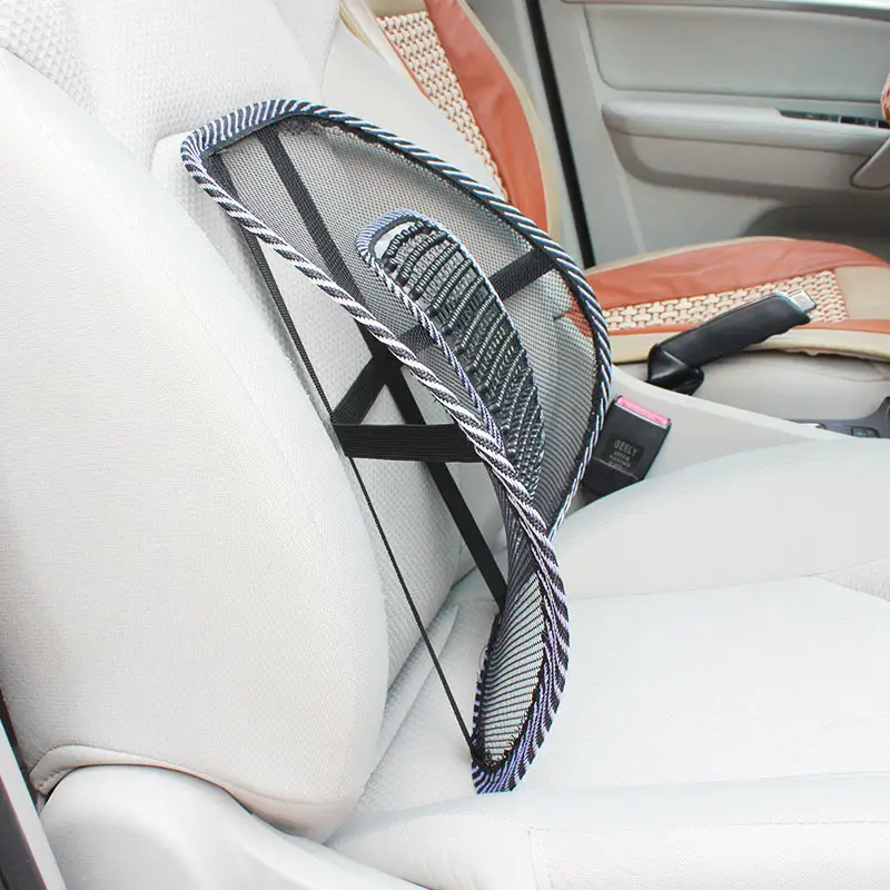 Car Leather Nail Summer Steel Wire Lumbar Support Pillow