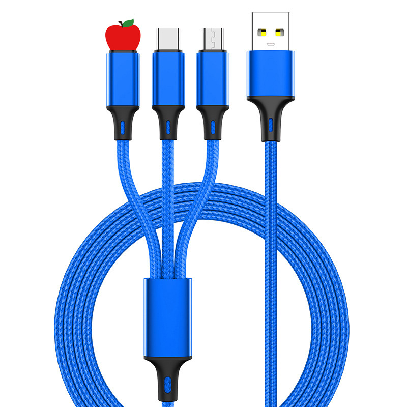 Title 7, Lengthened 2 3 M Fast Charging Three-in-one Mul...