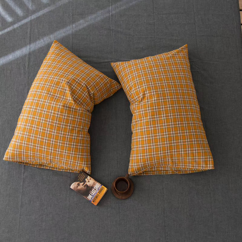 Title 4, Woven Washed Cotton Single Product Pillowcase