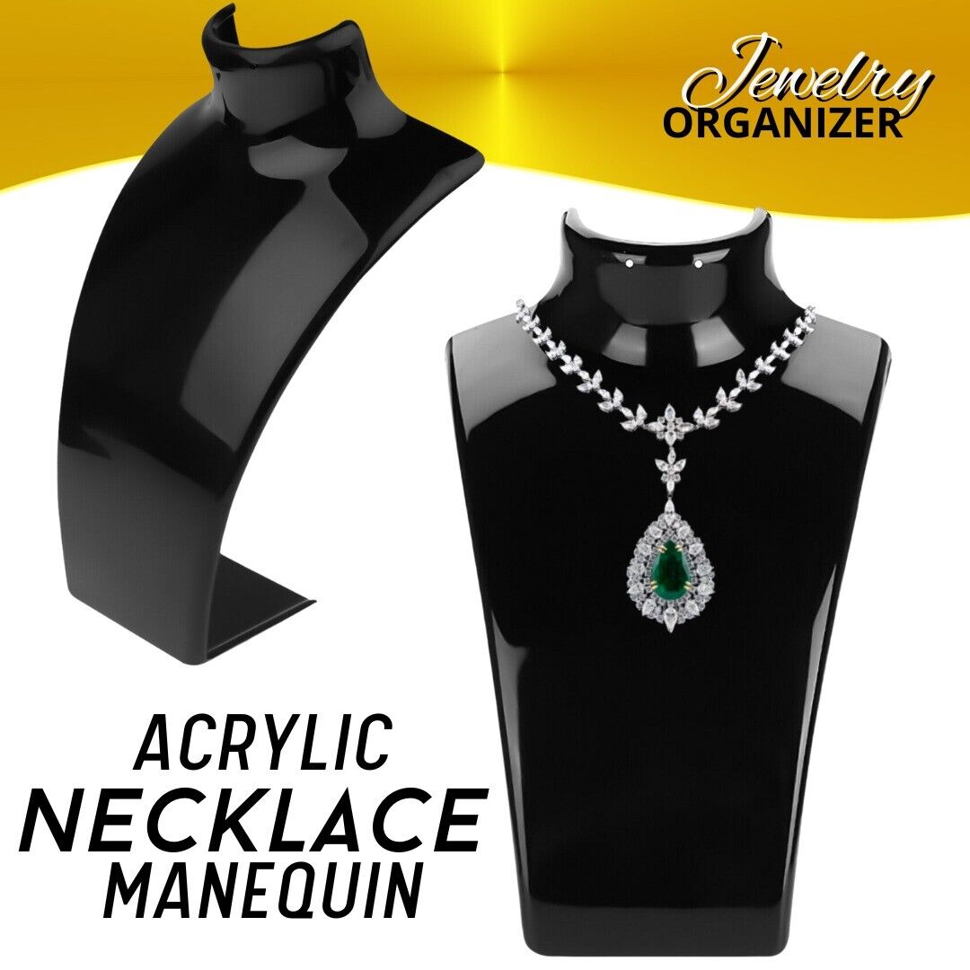 Mannequin Jewelry Organizer Stand - Earring Display Tray. we ship only inside the US, USPS First Class Package 2 Day Handling , 2-5 Day Shipping.

Acrylic Display Stand Necklace Pendant Bust Mannequin Earring Jewelry Chain Show

Application: Elegantly dis