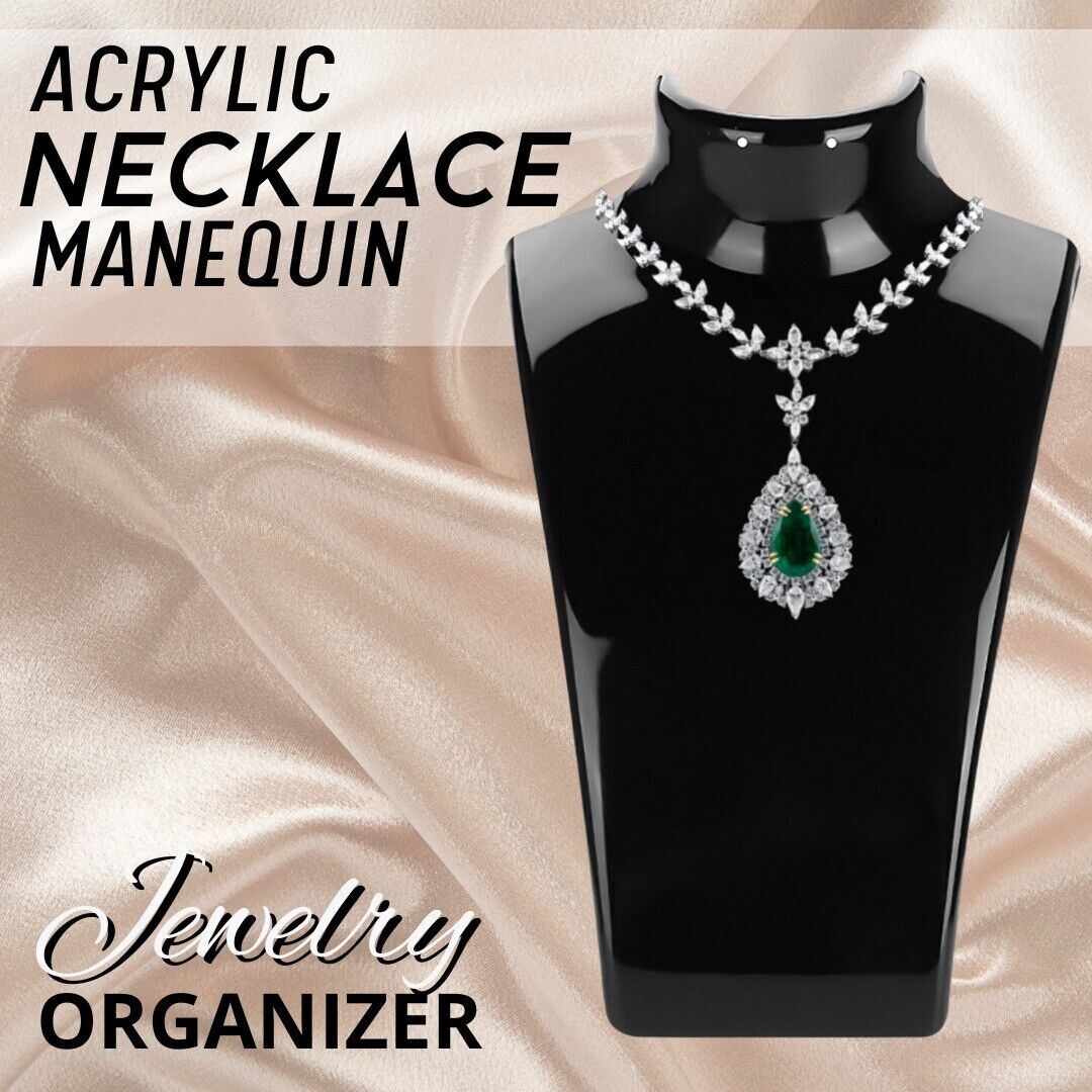 Mannequin Jewelry Organizer Stand - Earring Display Tray. we ship only inside the US, USPS First Class Package 2 Day Handling , 2-5 Day Shipping.

Acrylic Display Stand Necklace Pendant Bust Mannequin Earring Jewelry Chain Show

Application: Elegantly dis