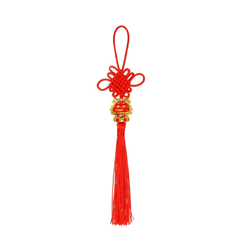 Title 2, Red Knot Xiaolong Small Pendant Chinese Knot