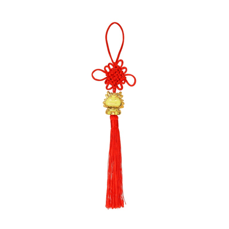 Title 3, Red Knot Xiaolong Small Pendant Chinese Knot