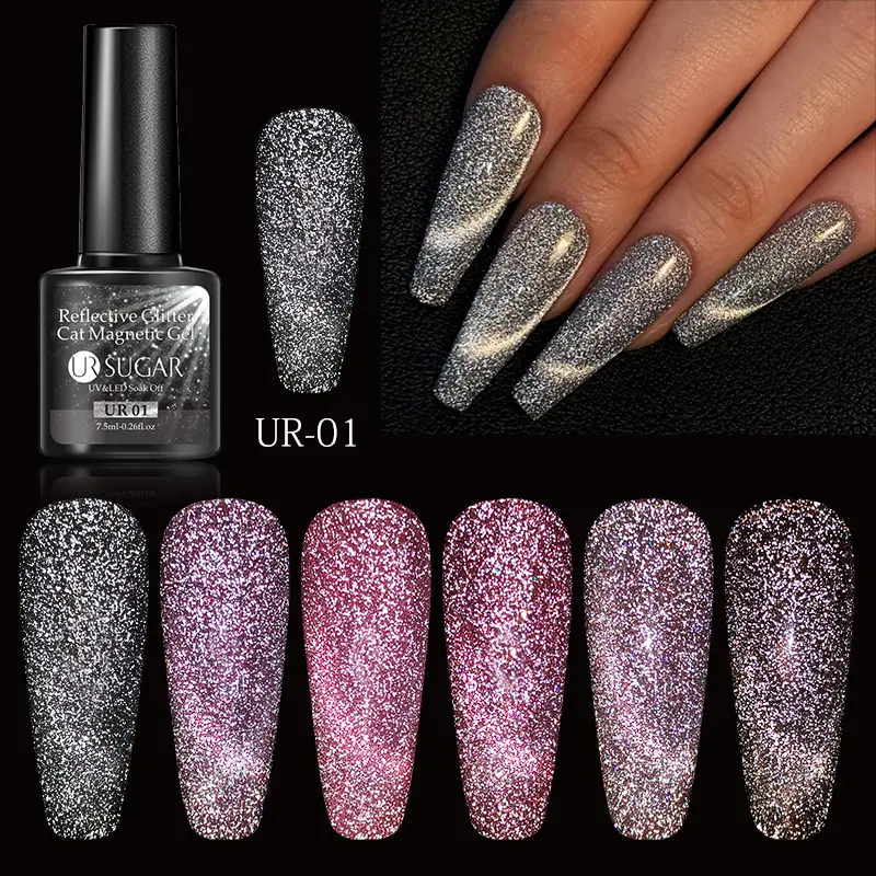 Laser Cat Eye Gel Nail Polish Manicure