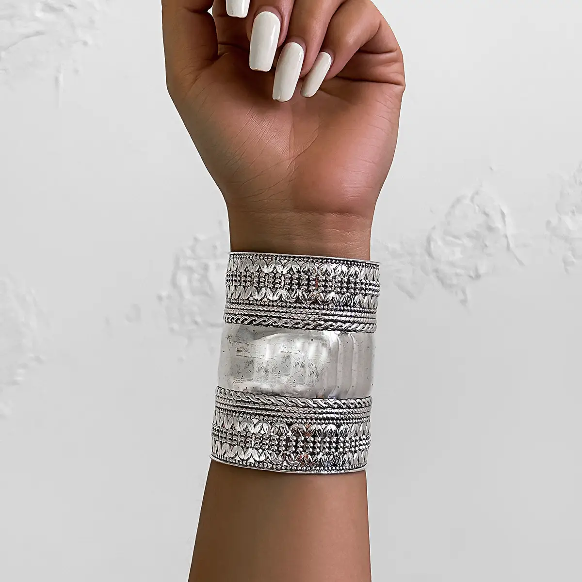 Exaggerated Geometry Ancient Character Personalized Bracelet Female
