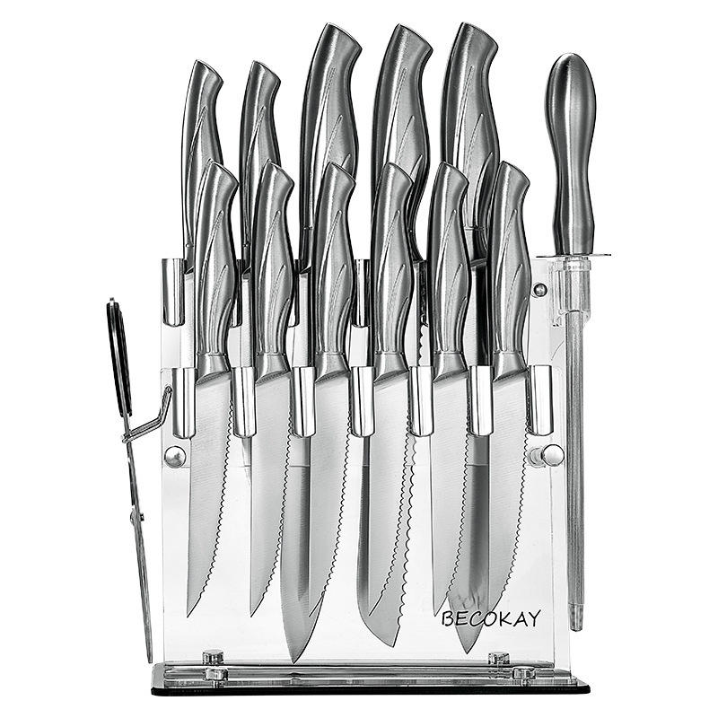 Title 1, 13-piece Stainless Steel Hollow Handle Kitchen ...