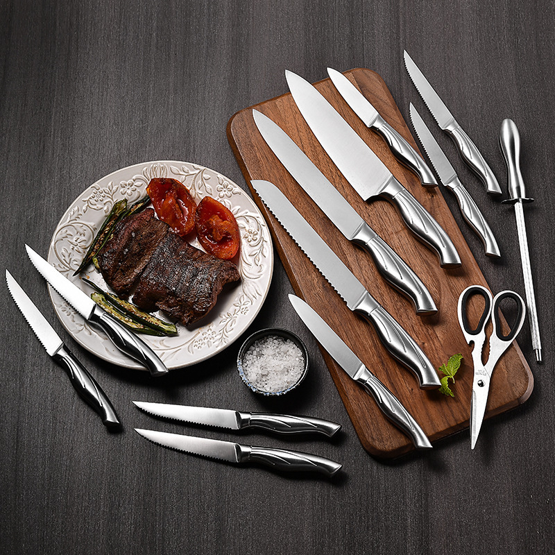 Title 3, 13-piece Stainless Steel Hollow Handle Kitchen ...