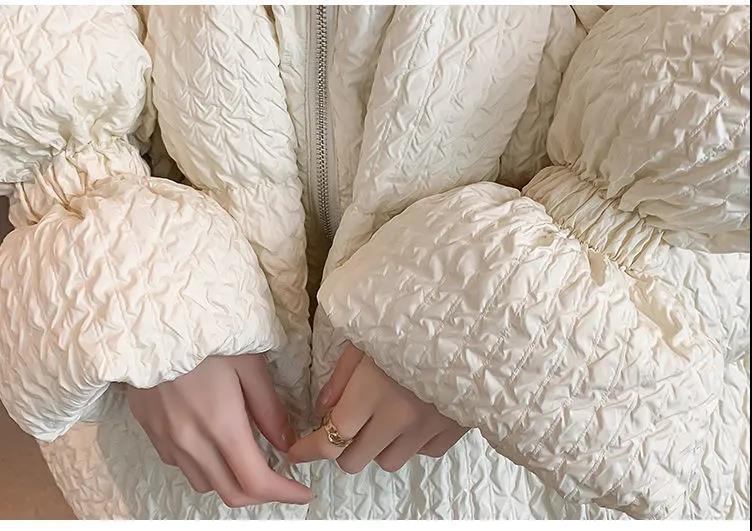 Waist Slimming Big Fur Collar Down Jacket