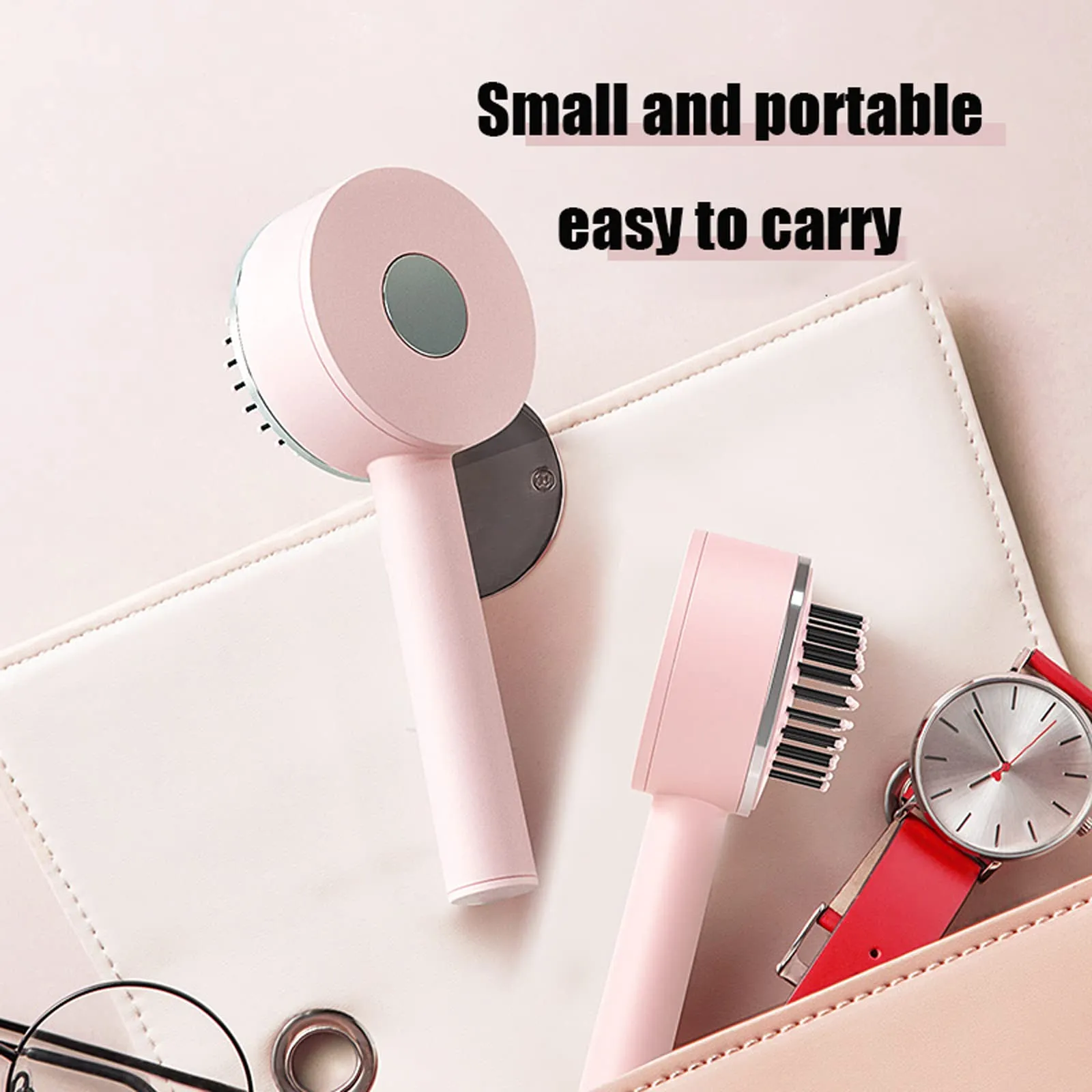 One-key Self-cleaning Hair Brush For Women Curly Hair Brush Anti-Static Airbag Massage Comb Airbag Massage Scalp Comb Professional Detangling One-key Self-cleaning – image 5