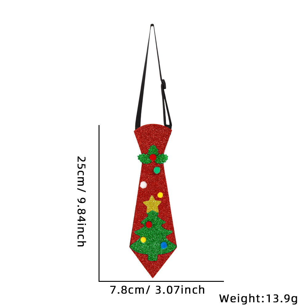 Title 6, Felt Christmas Decorations Snowman Elk Tree Tie...