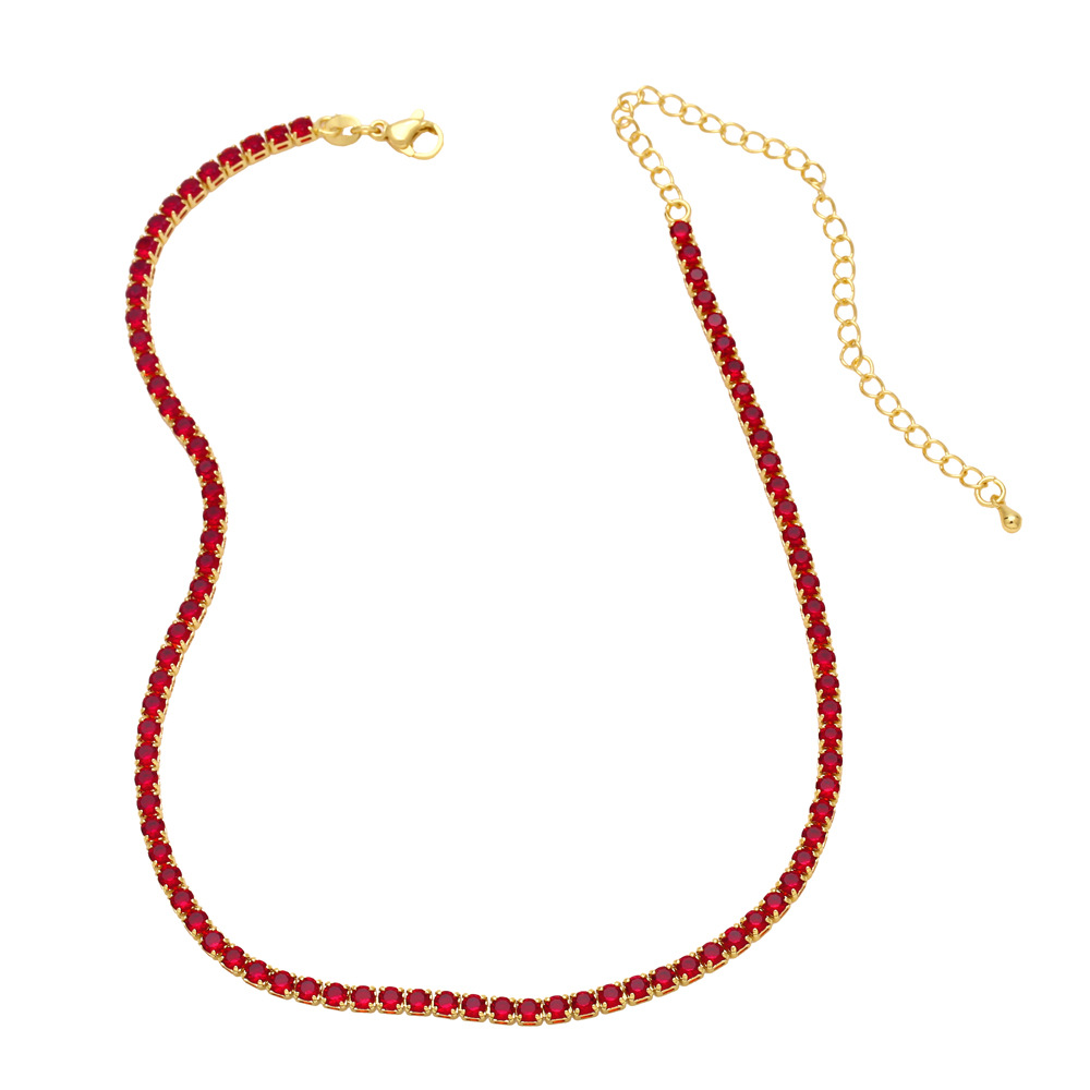 Title 1, Collier en Zircon coloré, Style Ins polyvalent