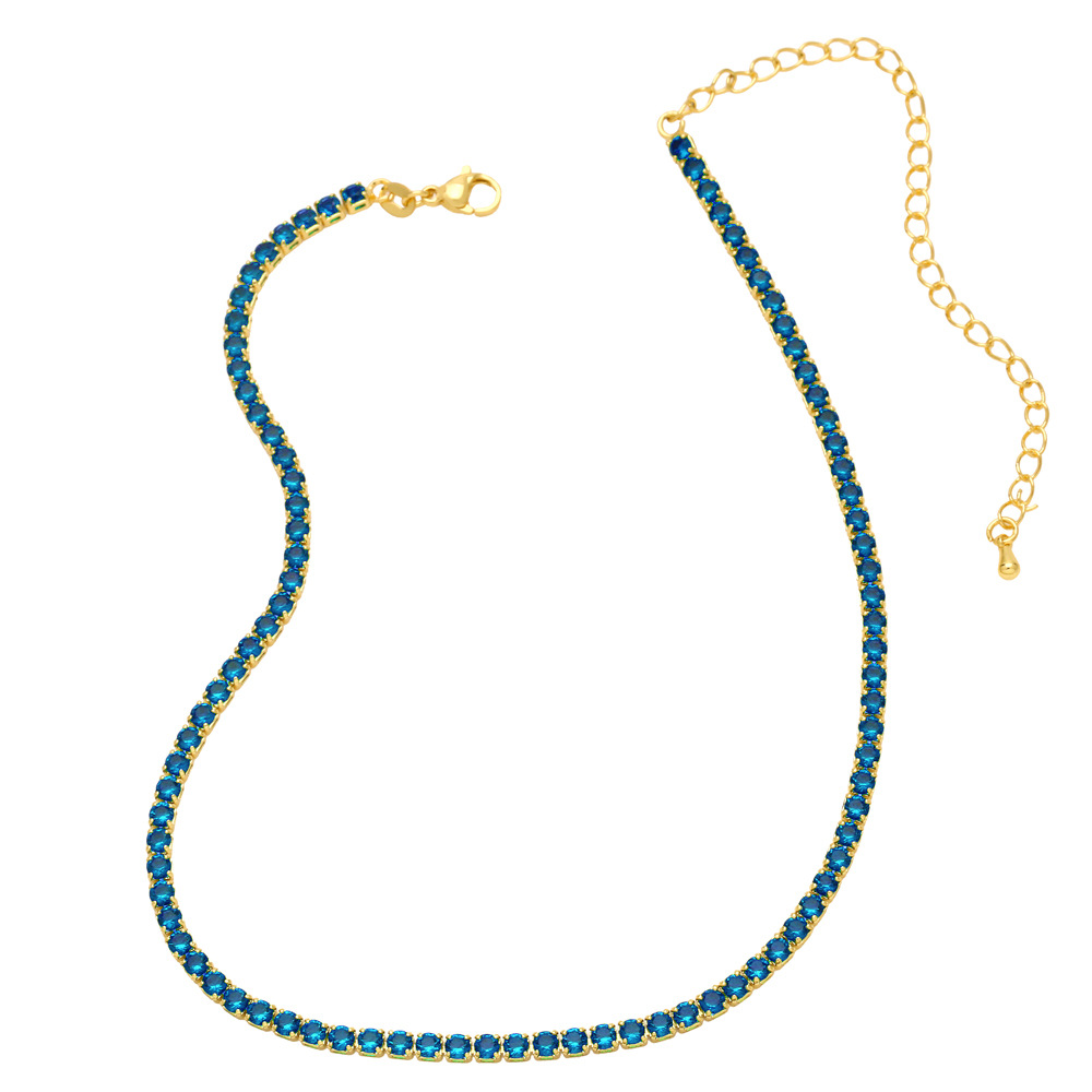 Title 3, Collier en Zircon coloré, Style Ins polyvalent