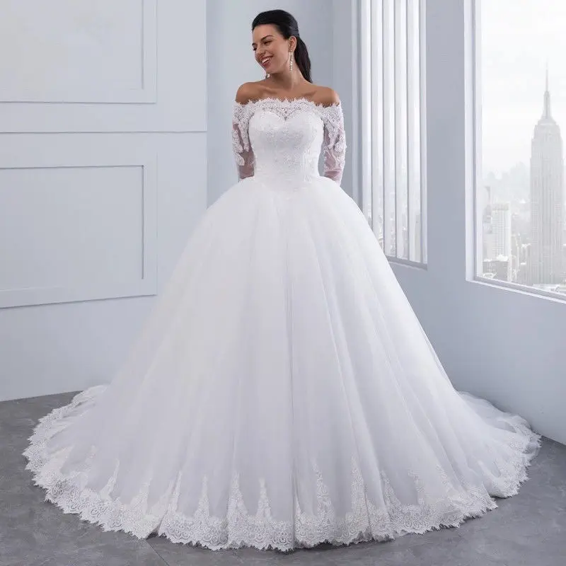 Wedding Bridal Lace Large Tail