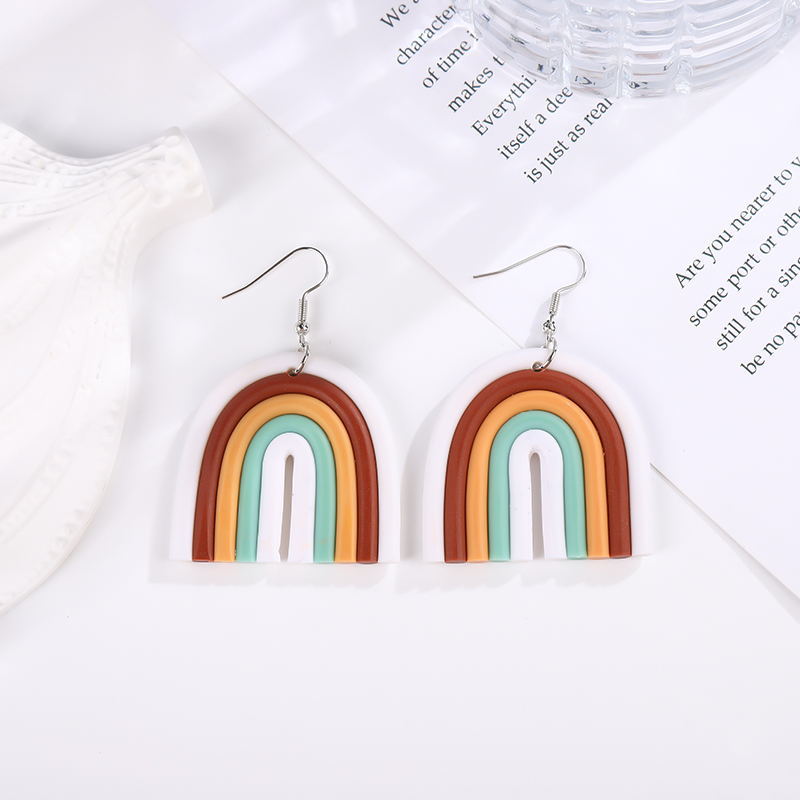 Title 11, Polymer klei regenboog oorbellen eardrops – lic...