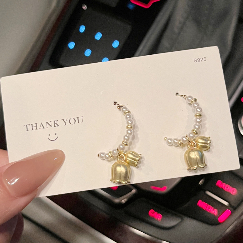 Title 4, Korean Fashion S925 Silver Needle Earrings