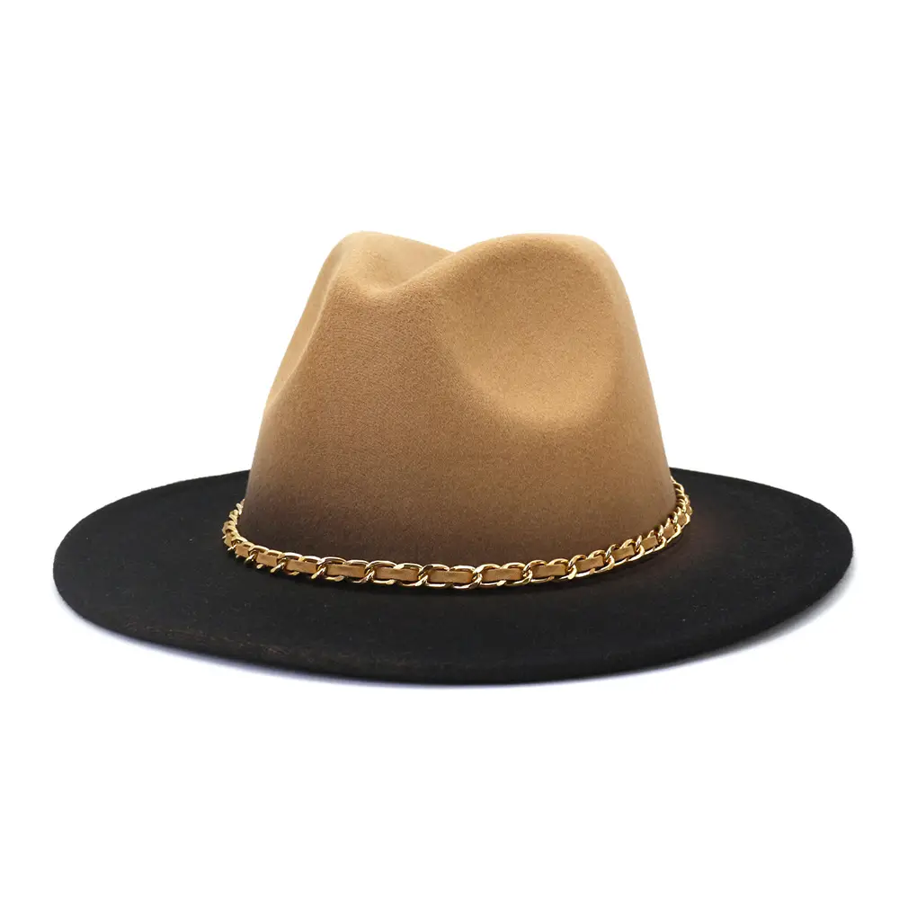 New Painted Woolen Flat Eaves Cap Fashion Jazz