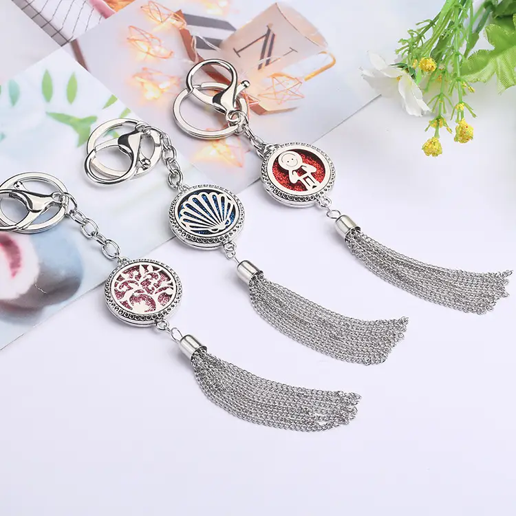 Tassel Aromatherapy Car Pendant Fragrance Diffuser Necklace Car Pendant