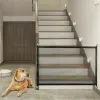 Pets Dog Cat Baby Safety Gate Mesh Fence Magic Portable Guard Net Stairs Doors