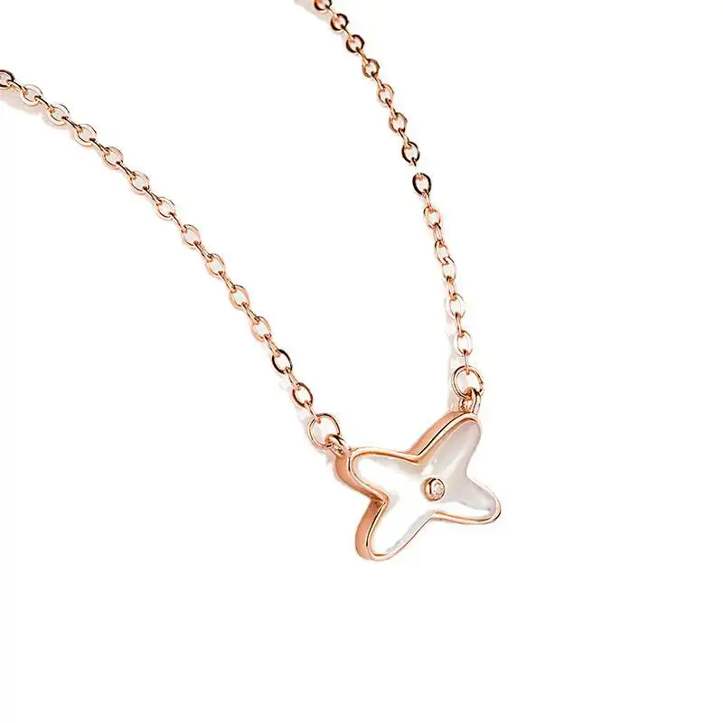 S925 Sterling Silver Cross Necklace For Women