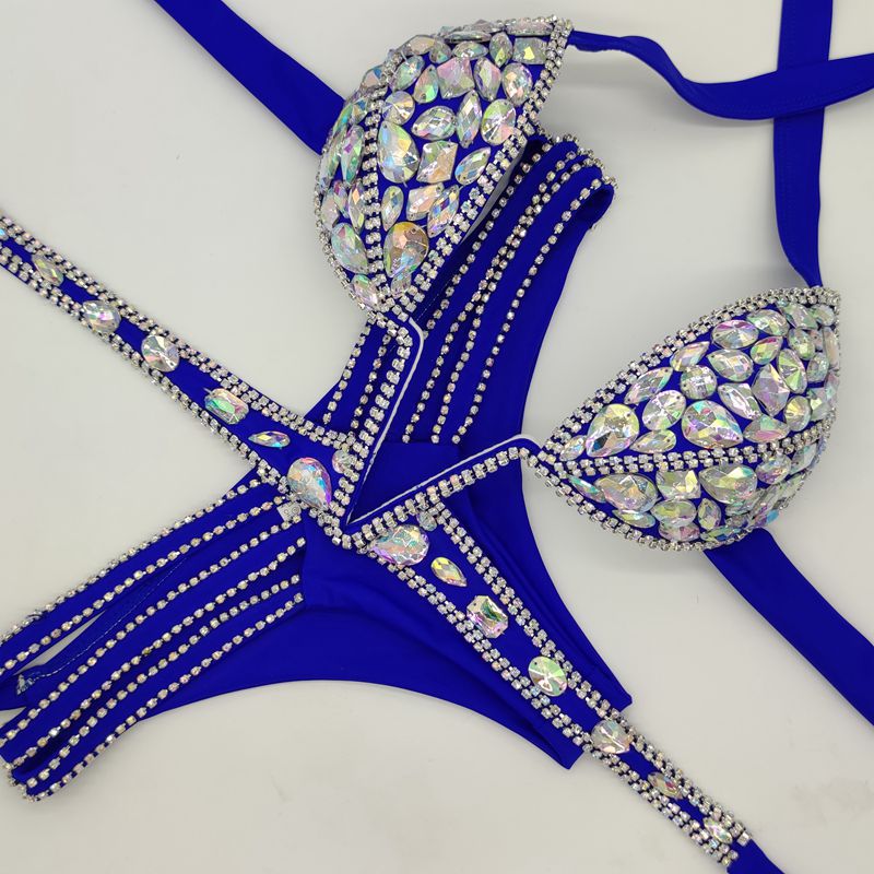 Title 5, Bikini Popular con Cadena de Diamantes Ideal pa...