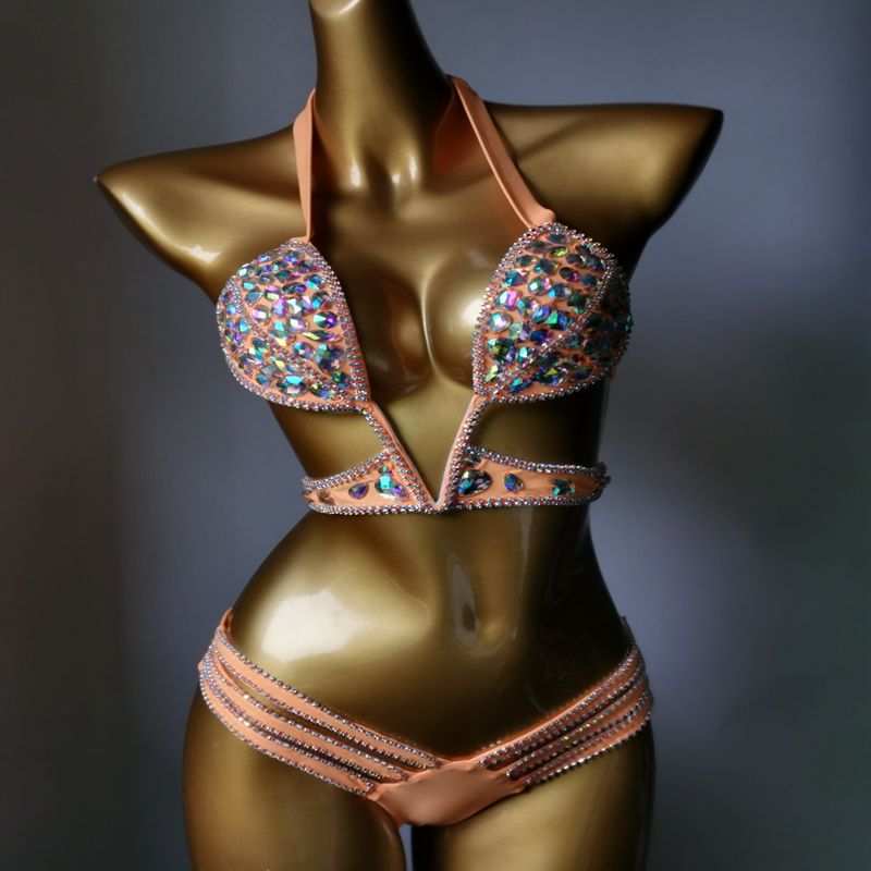 Title 11, Bikini Popular con Cadena de Diamantes Ideal pa...