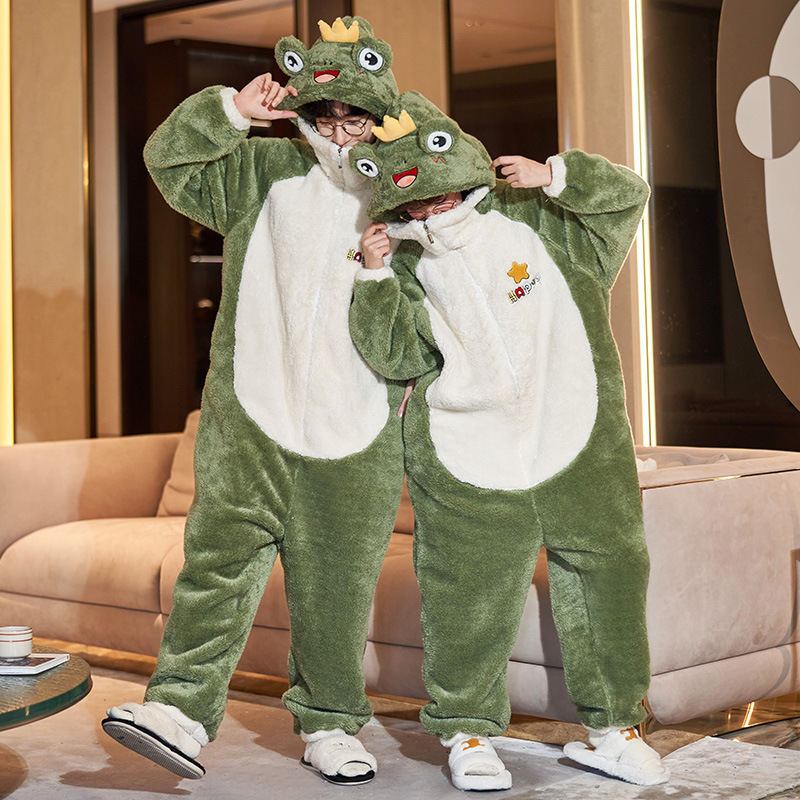 Title 5, Couple Pajamas Female Coral Animal Pajamas Men ...