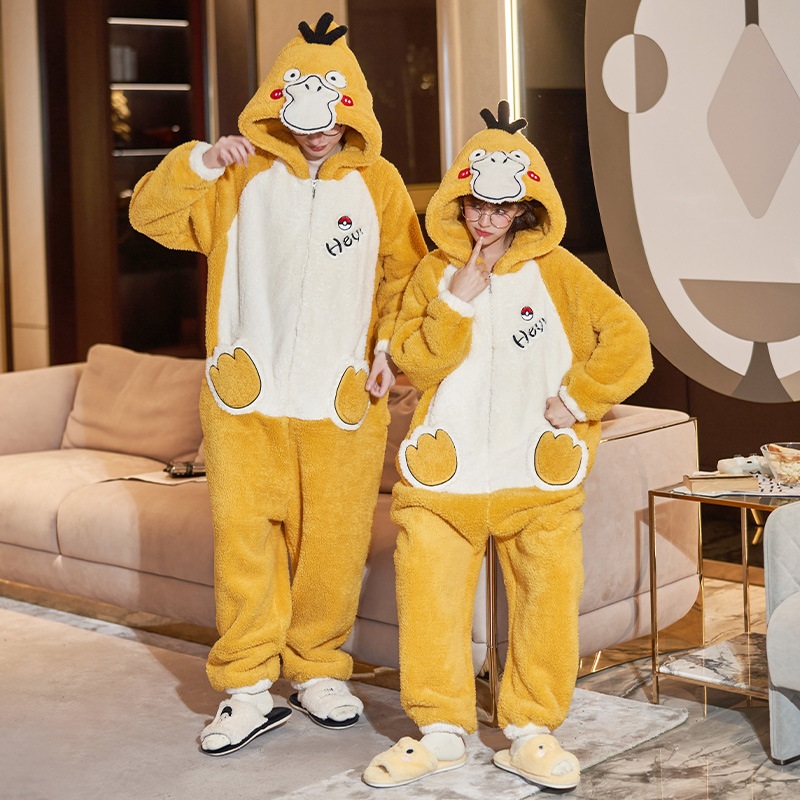 Title 8, Couple Pajamas Female Coral Animal Pajamas Men ...