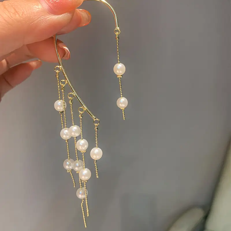 Elegant Vintage Pearl Fashion Tassel Earrings