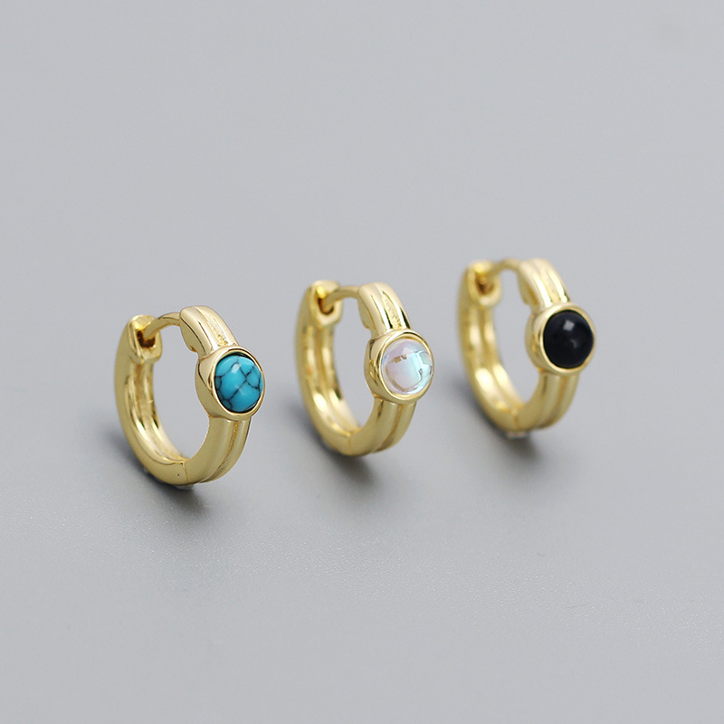 Title 4, Synthetic Turquoise Earrings Personalized Earri...