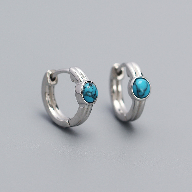 Title 11, Synthetic Turquoise Earrings Personalized Earri...