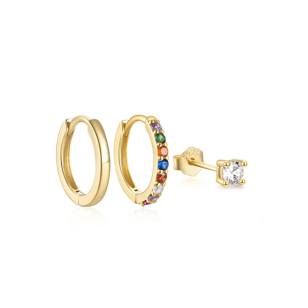 Classic All-match Diamond Suit Temperament Earrings