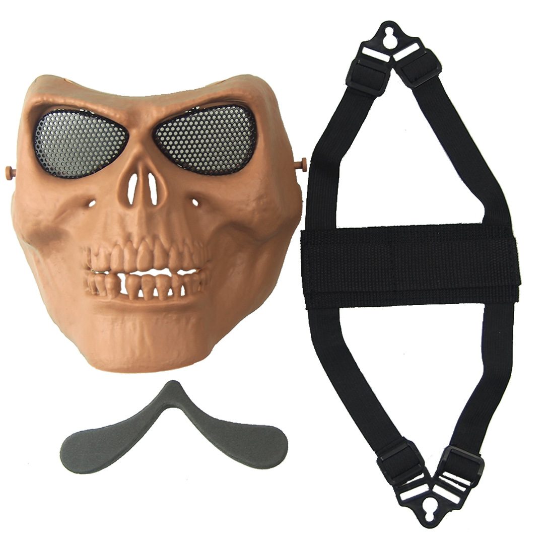 Title 1, Horror Skull Outdoor CS Face Protective Mask