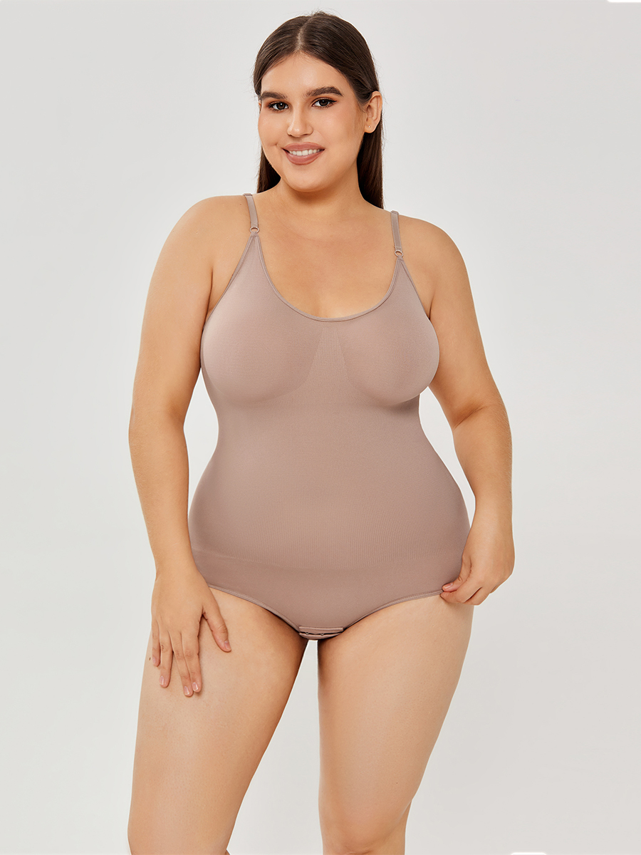 Shapewear for women tummy control full bust body shaper bodysuit.