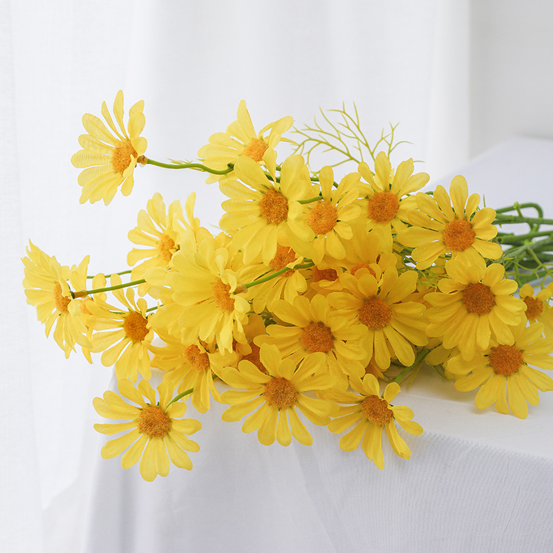 Title 6, Artificial Chamomile Decoration Fake Flower Sho...