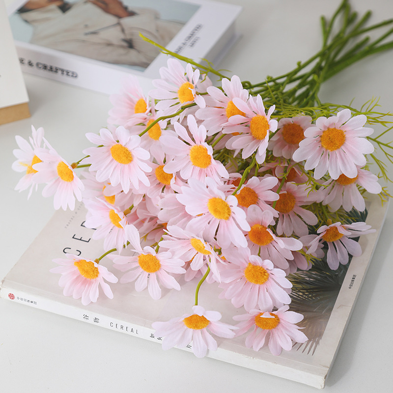 Title 10, Artificial Chamomile Decoration Fake Flower Sho...