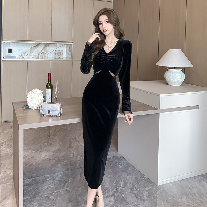 Solid Color Dress