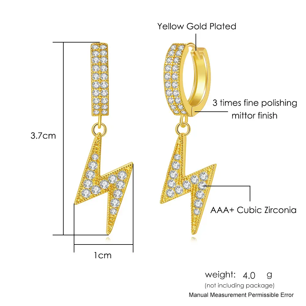 Full Diamond Men's Double Row Diamond Ear Clip