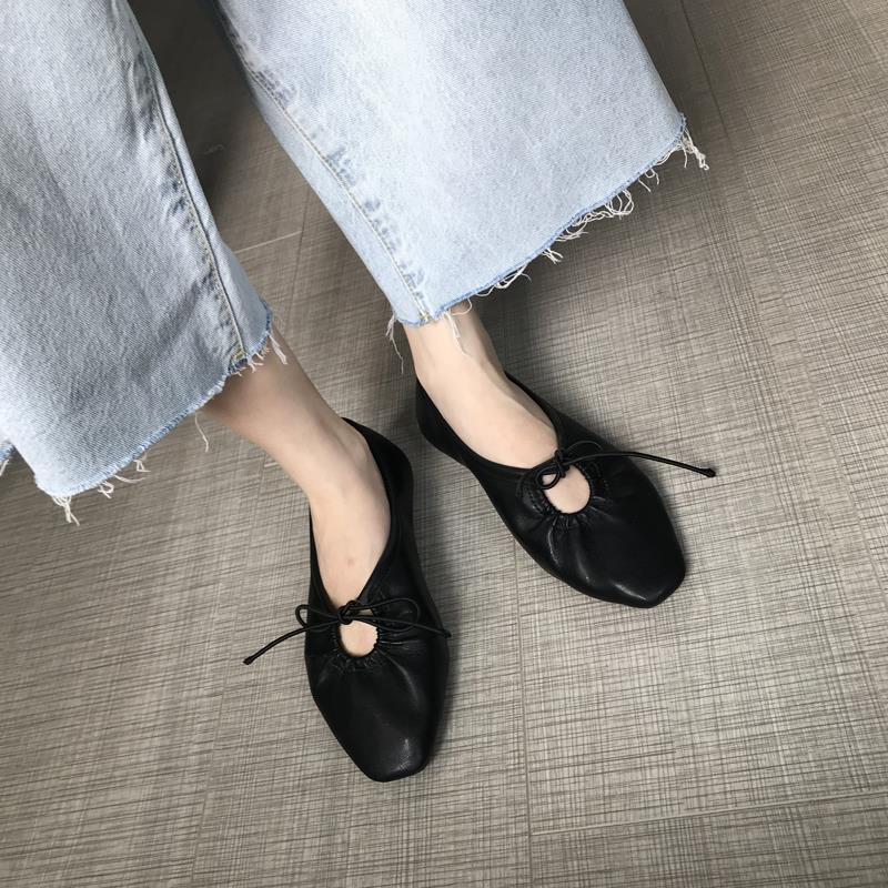 Flat All-match Soft Bottom Lace-up Shoes Women - Image 21