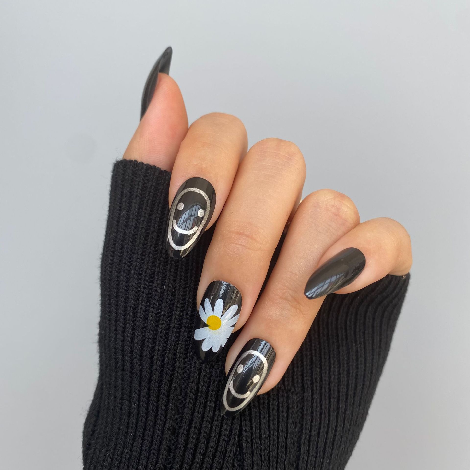 Women's Long Rhinestone Nail Stickers - Image 6