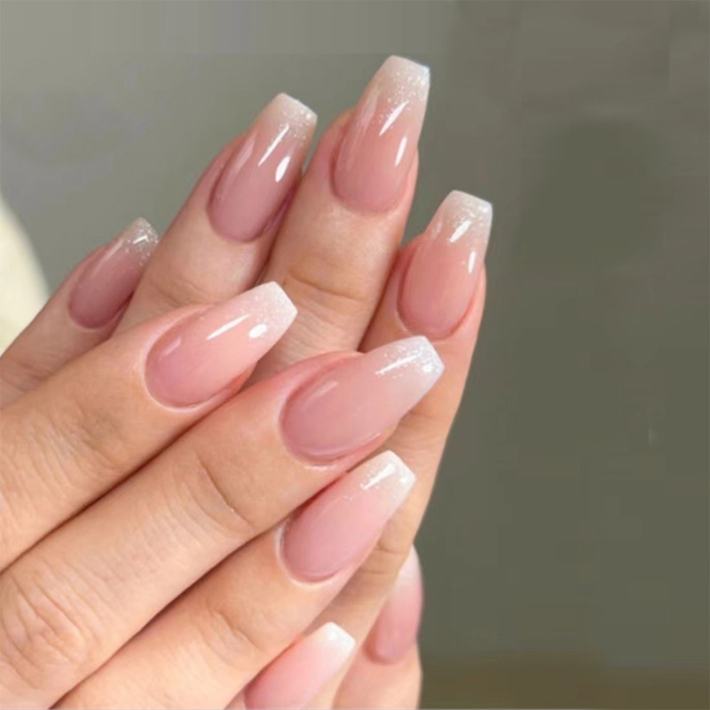 Women's Long Rhinestone Nail Stickers - Image 29