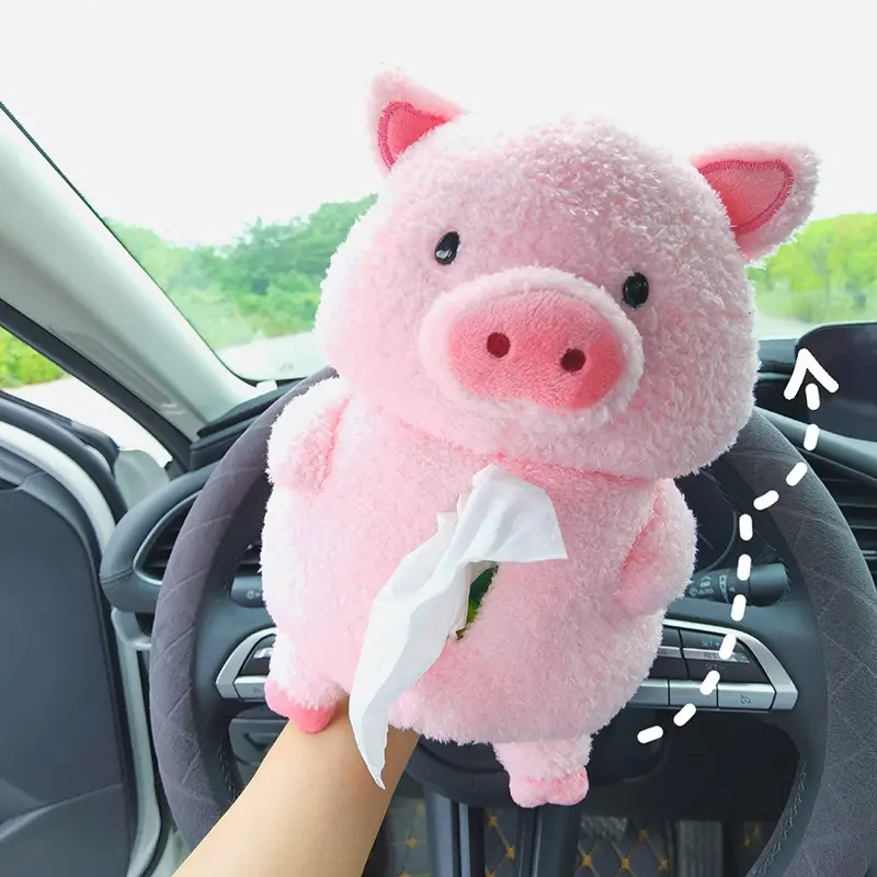 Cartoon Car Tissue Box Interior Decoration Supplies